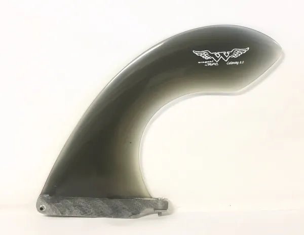 Cutawayfin Wingnut ロングサーフボードフィン レッド/ホワイト