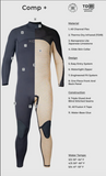 NEW Mens Comp+ Hooded 3mm