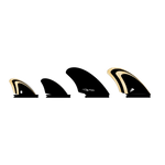Machado Seaside Quad Fin Set – Bamboo/Black