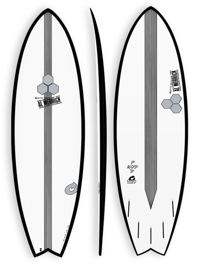 Surfboard CHANNEL ISLANDS X-lite PodMod 6.6 Sand, 669,00 €