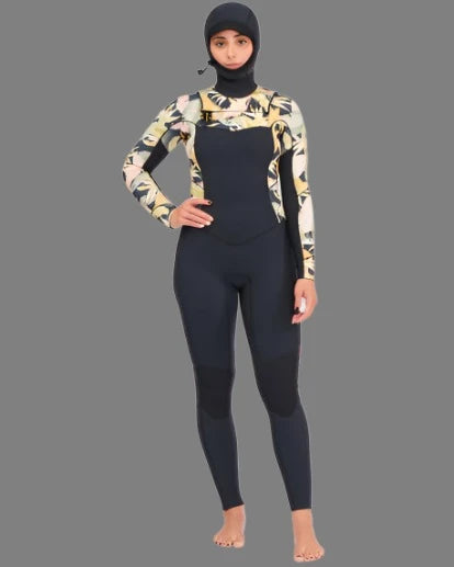 Zip Wetsuit Wetsuit Hood Billabong Billabong 4/3 Salty Dayz Hooded