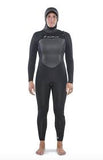 Isurus Ember 5/4 hooded wetsuit. Isurus winter wetsuit. Nova scotia winter wetsuit