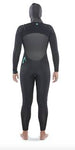 isurus winter wetsuit. isurus back view wesuit. isurus 5/4 winter wetsuit